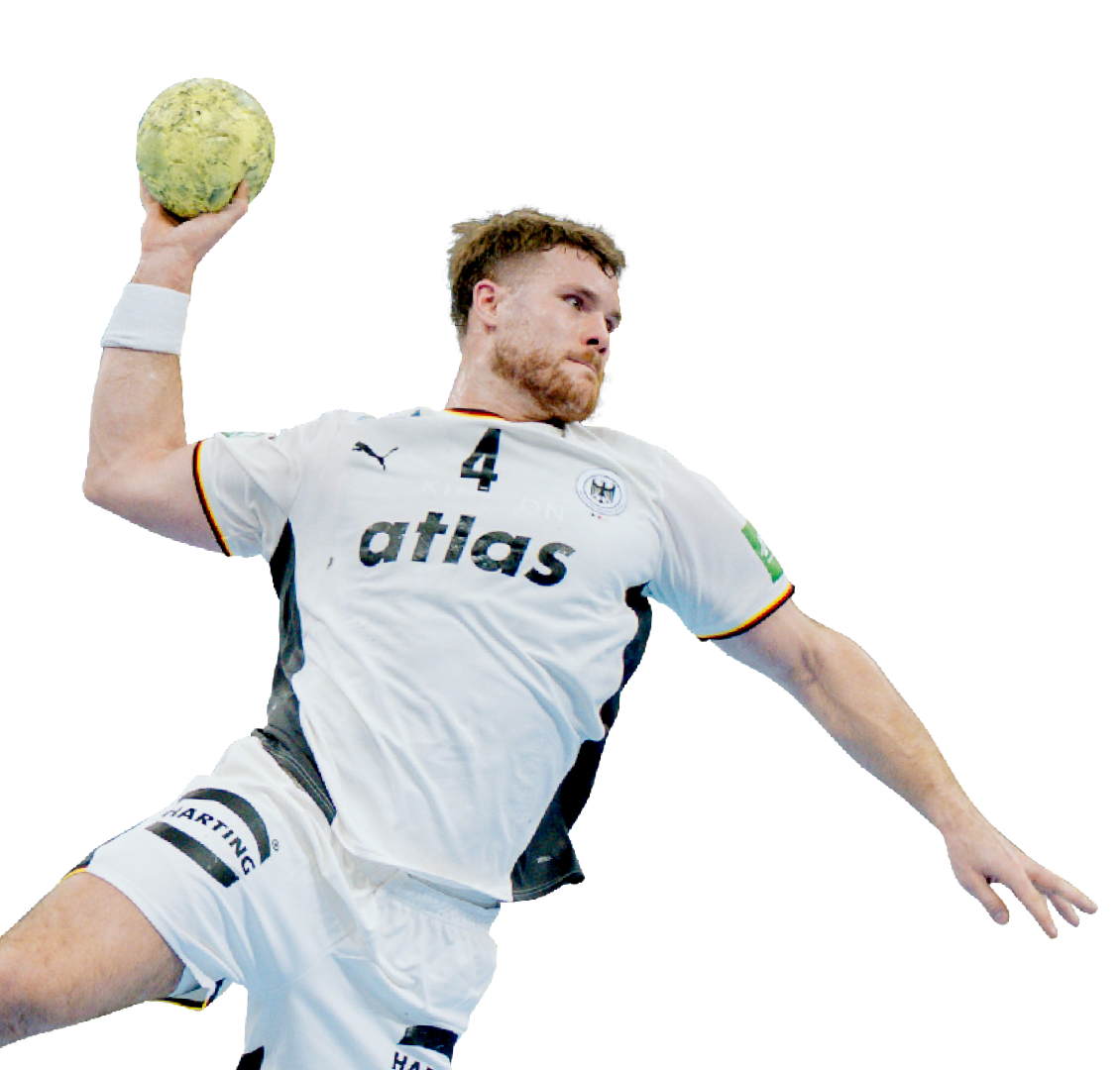 Johannes Golla setzt zum Wurf an